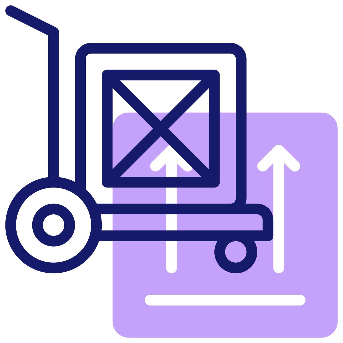 trolley cart icon
