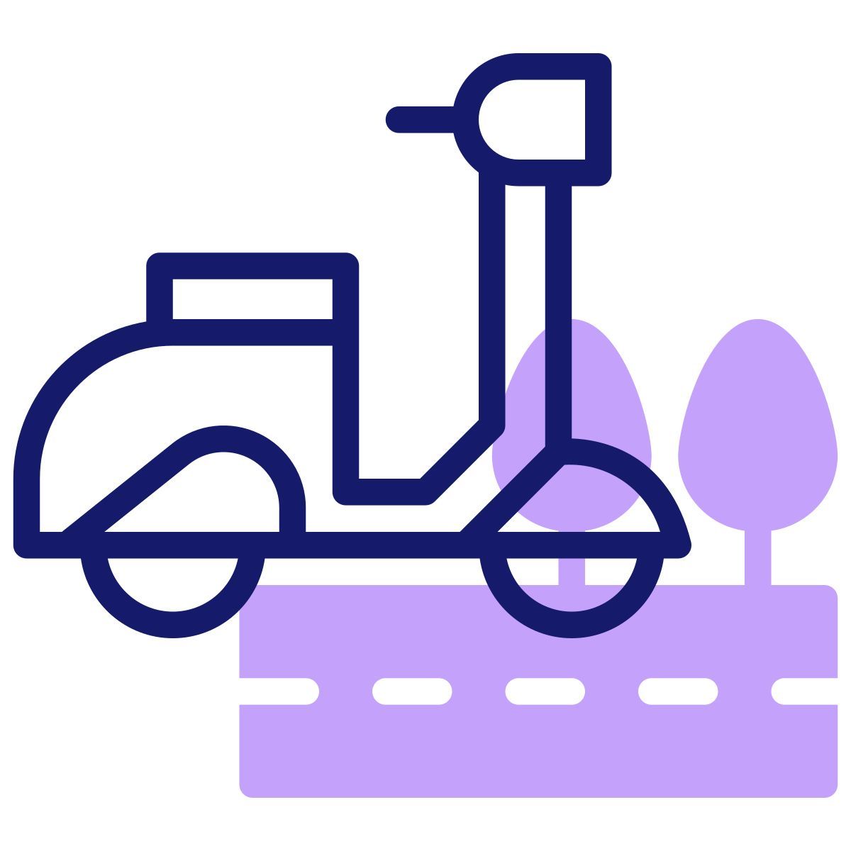vespa scooter icon