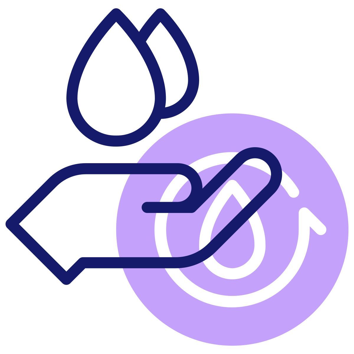 water saving icon