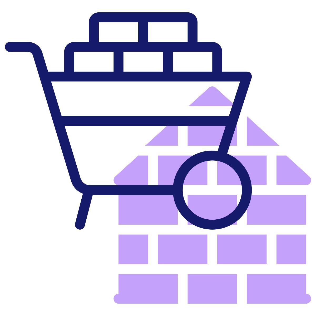 wheel barrow icon