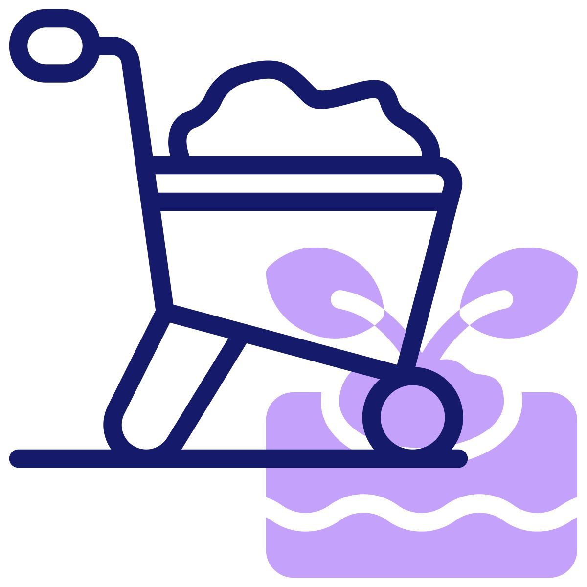 wheelbarrow icon