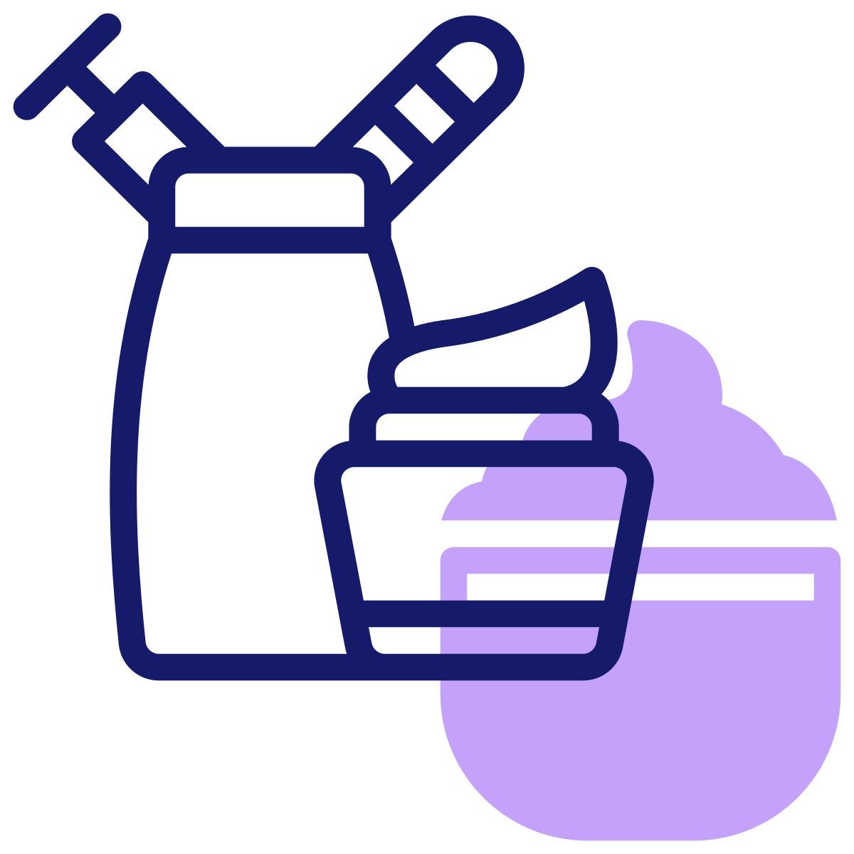 whipped cream icon