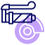 external brake-disc-motorcycle-safety-inipagistudio-lineal-color-inipagistudio icon