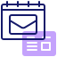 external calendar-postal-service-inipagistudio-lineal-color-inipagistudio icon