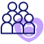 external community-pet-lover-inipagistudio-lineal-color-inipagistudio icon