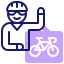 external cyclist-bike-to-work-inipagistudio-lineal-color-inipagistudio icon