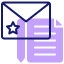 external letter-post-office-inipagistudio-lineal-color-inipagistudio icon