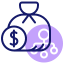 external money-bag-business-model-inipagistudio-lineal-color-inipagistudio icon