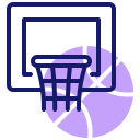 external basketball-amusement-park-inipagistudio-lineal-color-inipagistudio icon