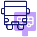 external bus-parking-lot-inipagistudio-lineal-color-inipagistudio icon