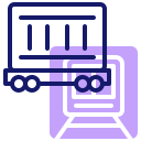 external cargo-train-logistic-service-inipagistudio-lineal-color-inipagistudio icon