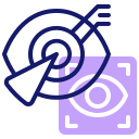 external eye-scanner-smart-living-home-inipagistudio-lineal-color-inipagistudio icon