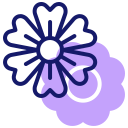 external flower-florist-inipagistudio-lineal-color-inipagistudio icon