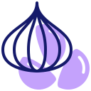 external garlic-homemade-pizza-inipagistudio-lineal-color-inipagistudio icon