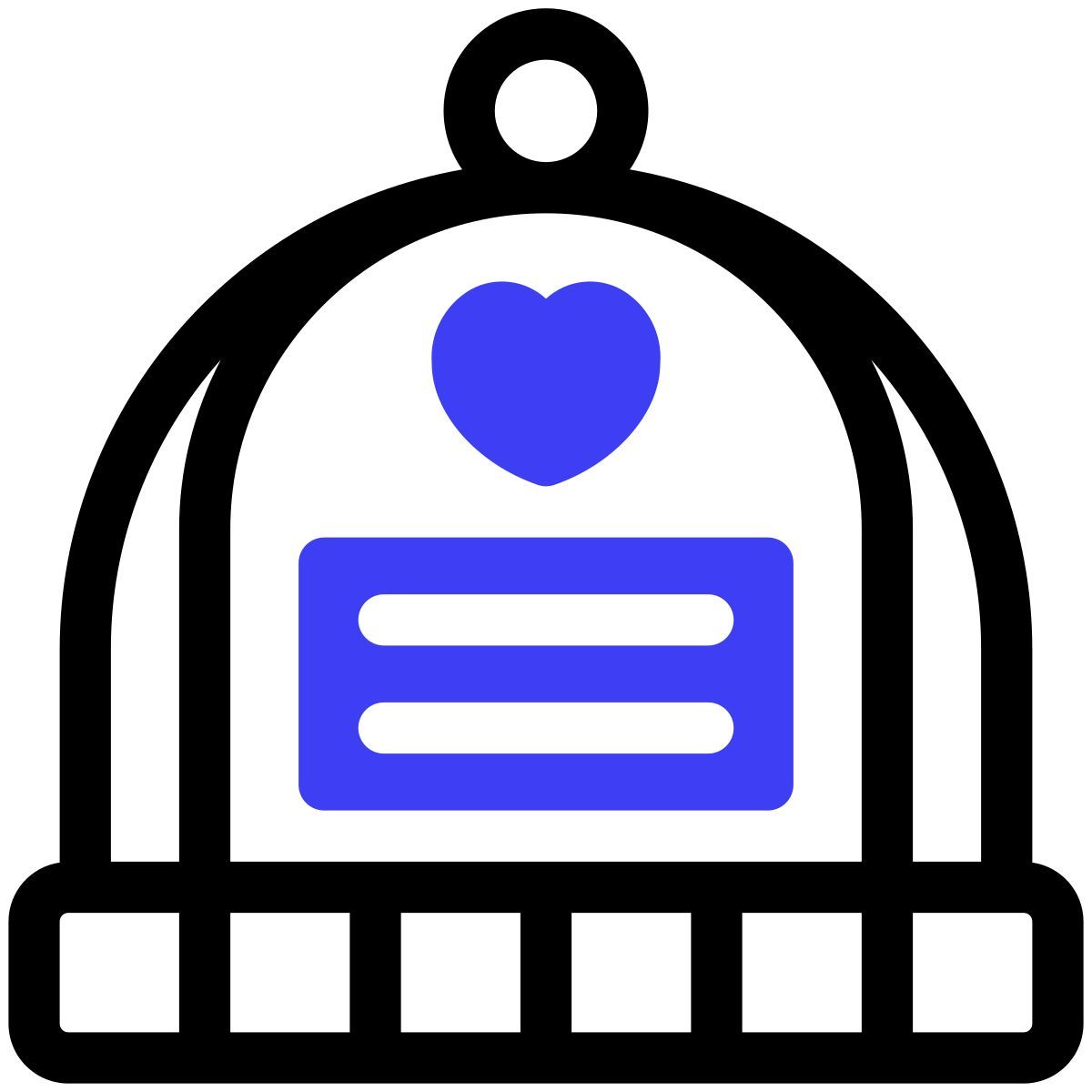 brand merchandise beanie icon