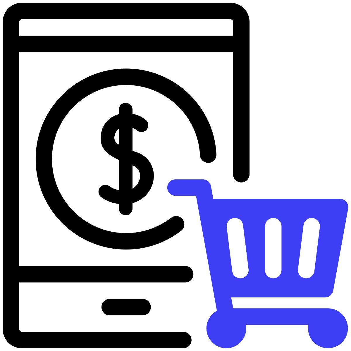 brand merchandise online shopping icon