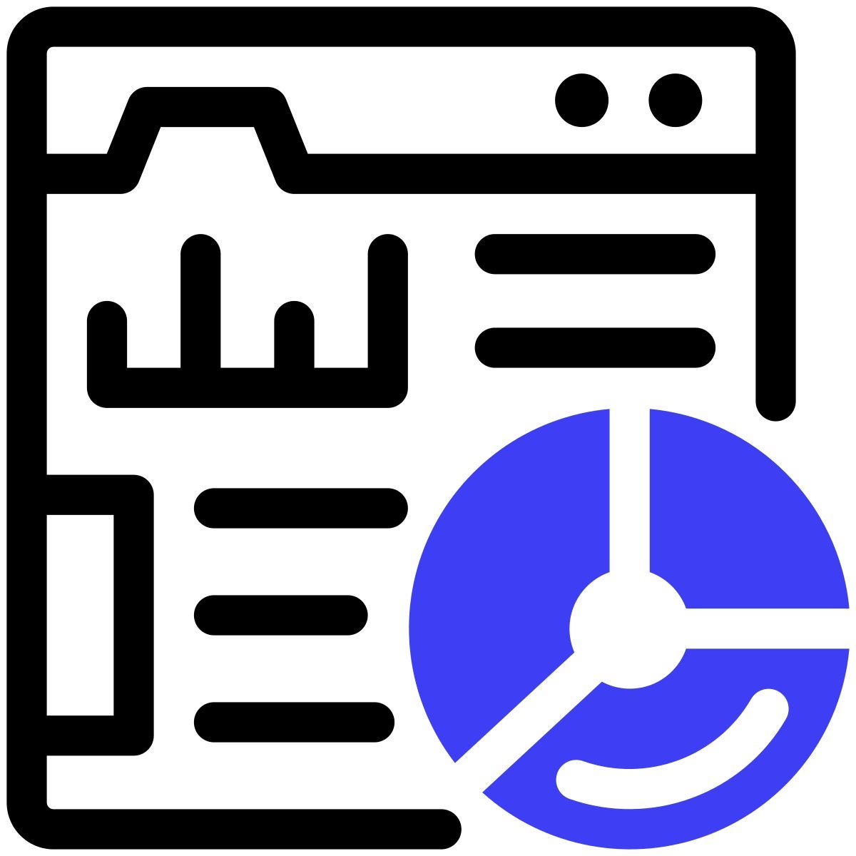brand storytelling/analyzing icon