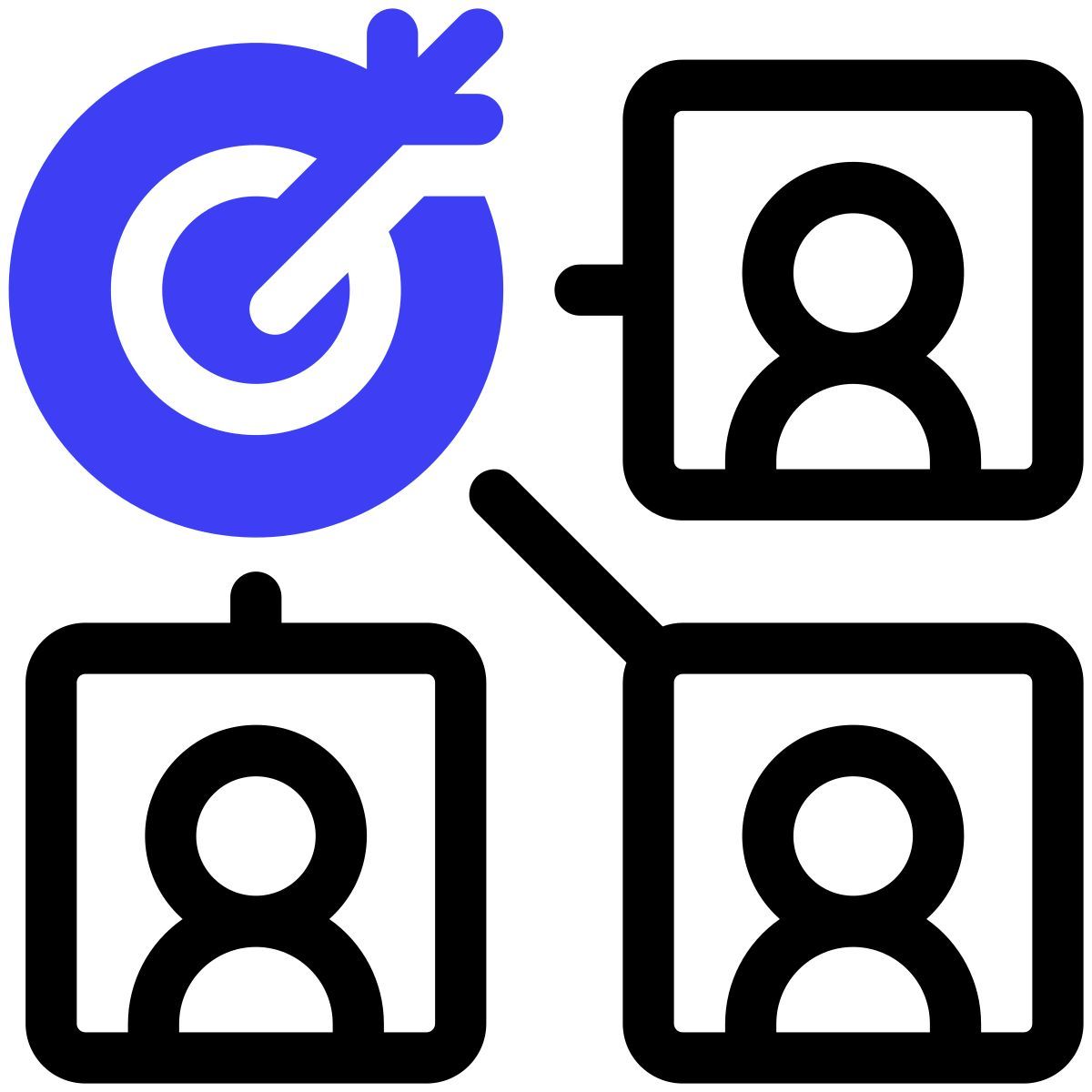 brand storytelling/target icon