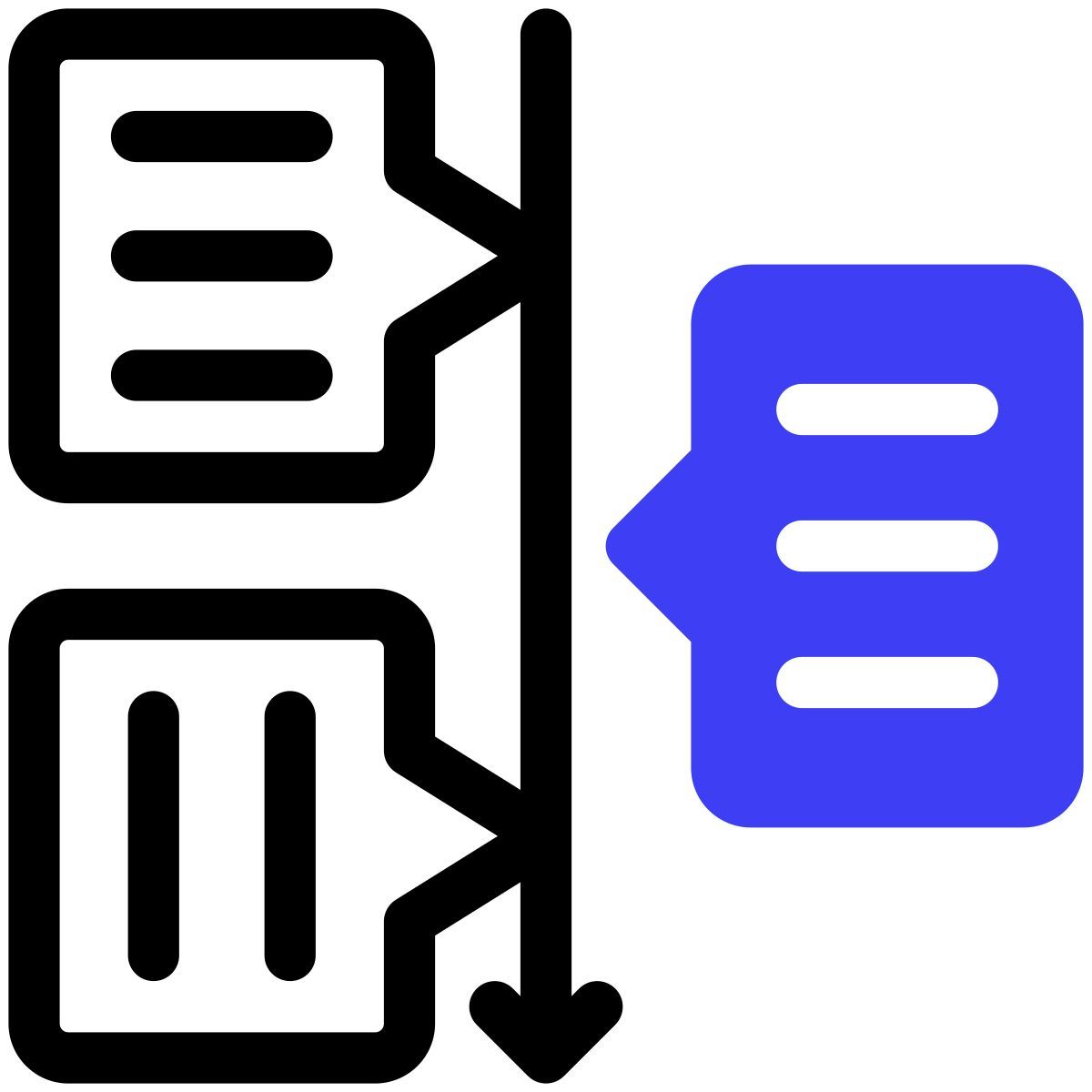 brand storytelling/workflow icon