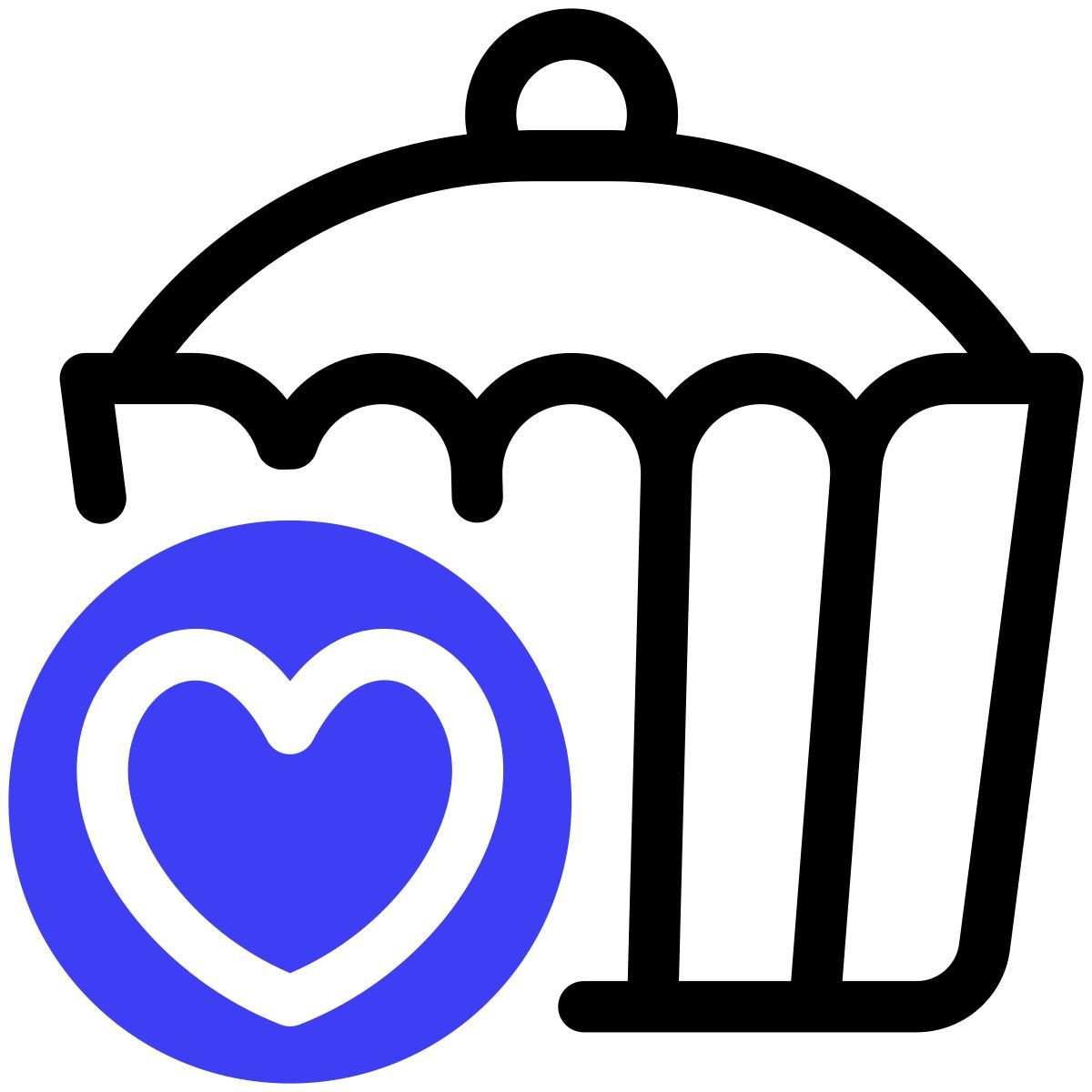 chocolate cupcake icon