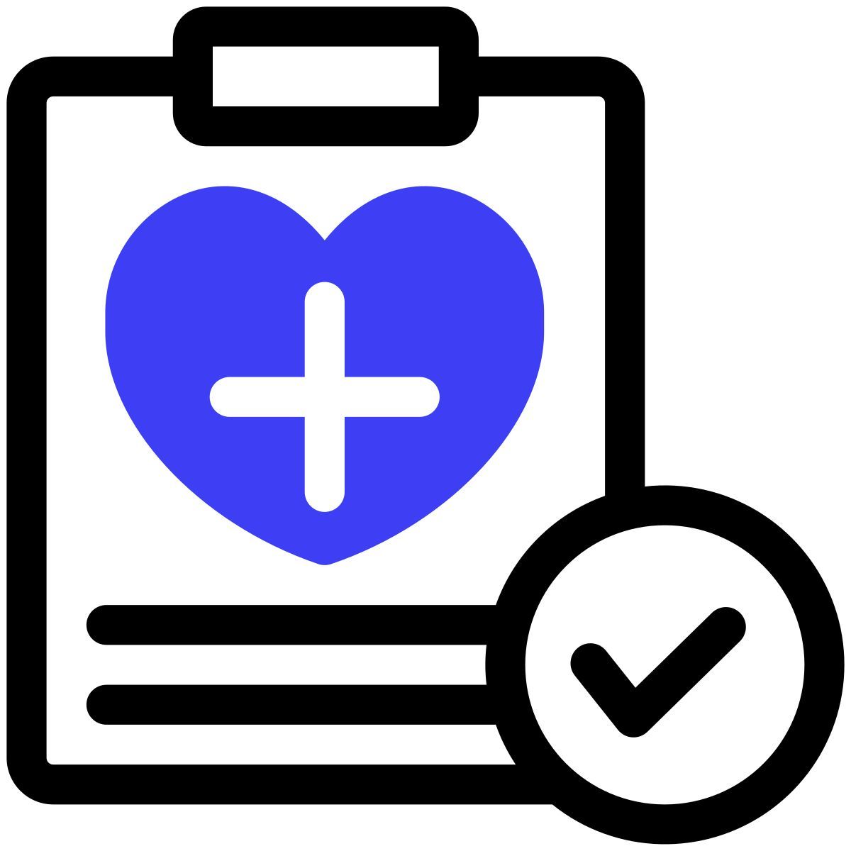 distant healthcare check up icon