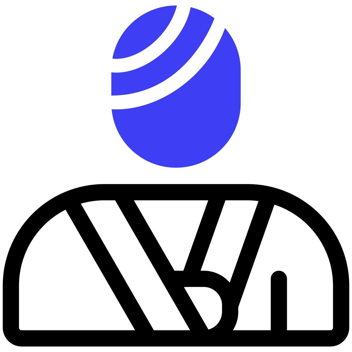 driver safety accident icon