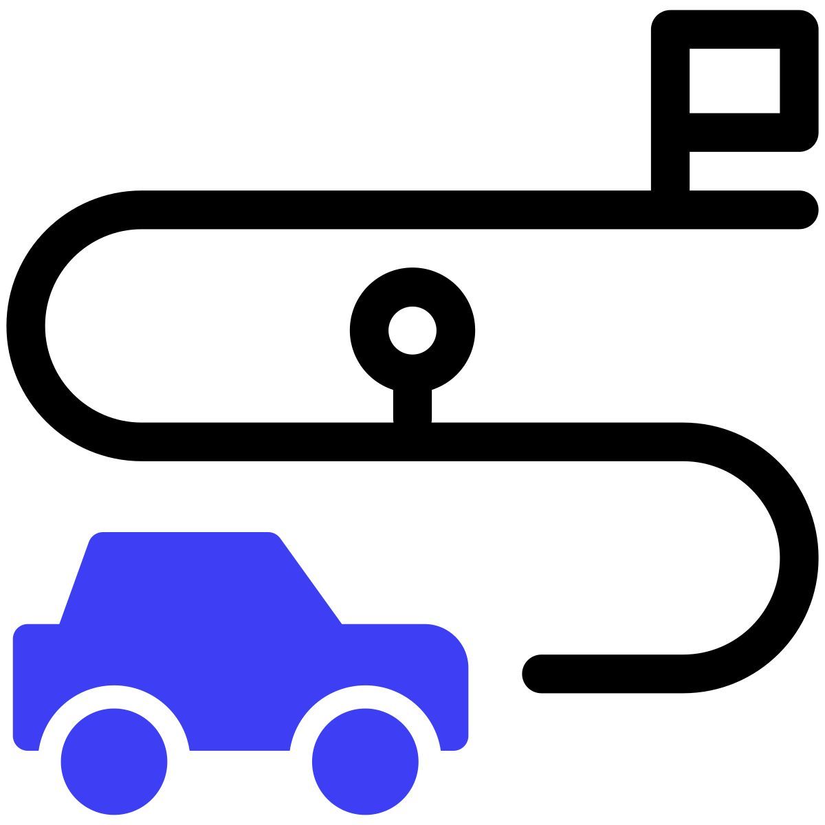 driver safety driving school icon