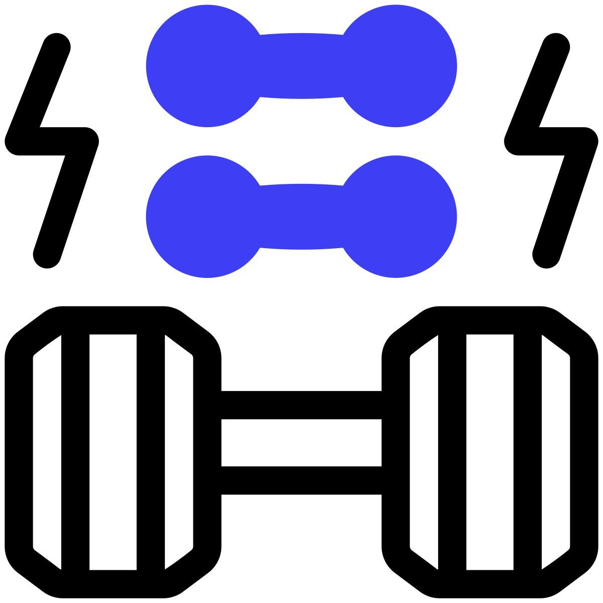 enjoy your life dumbbell icon