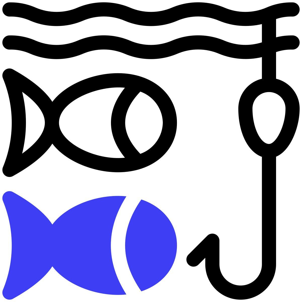 enjoy your life fishing icon