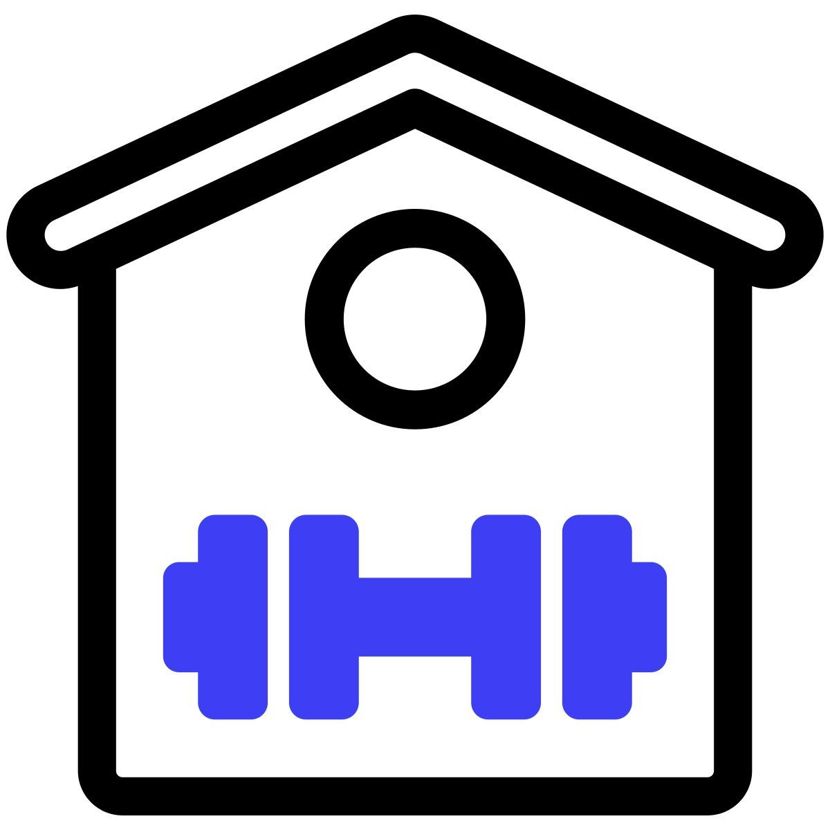 exercise at home home workout icon