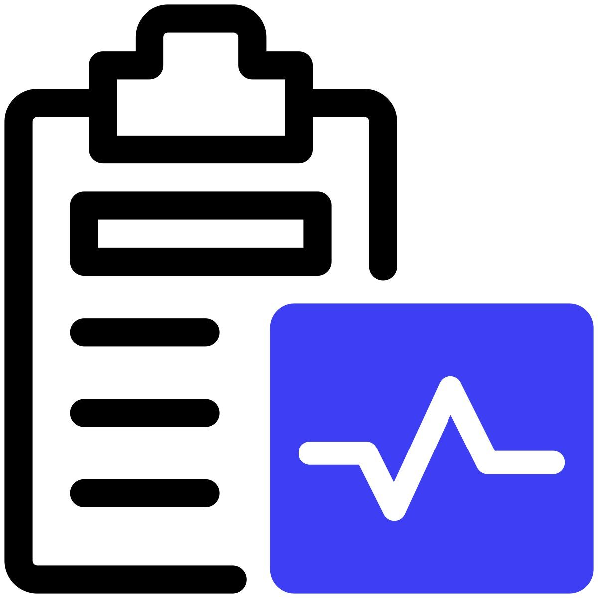 exercise at home report icon