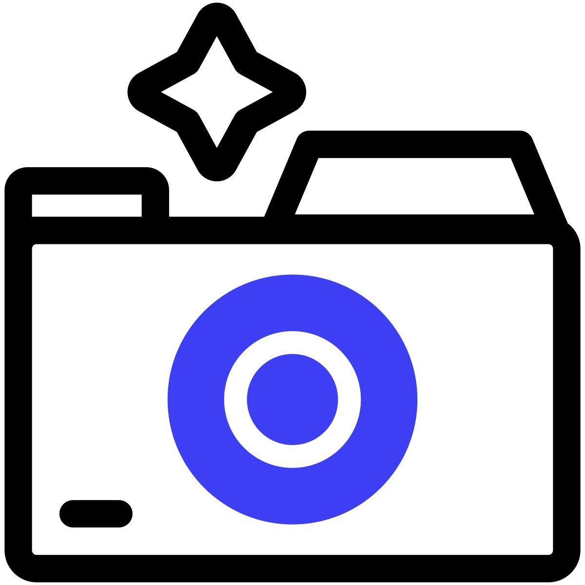 explore the world camera icon