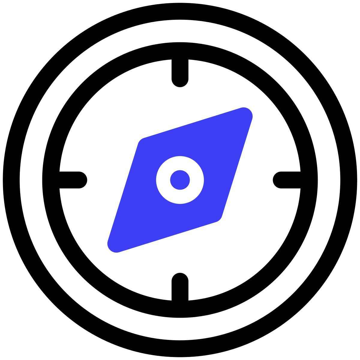 explore the world compass icon