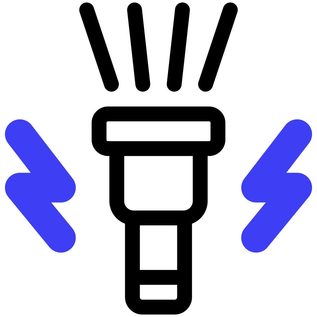 explore the world flashlight icon