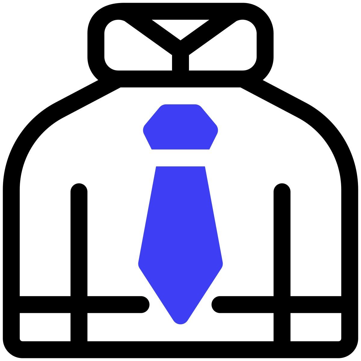 fashion and accessories necktie icon
