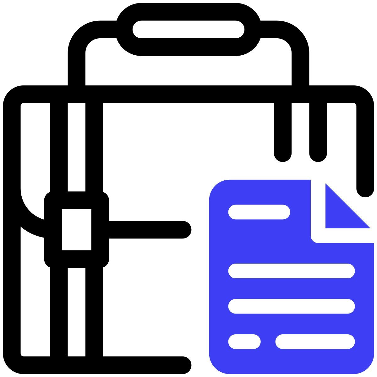 finance and banking briefcase icon
