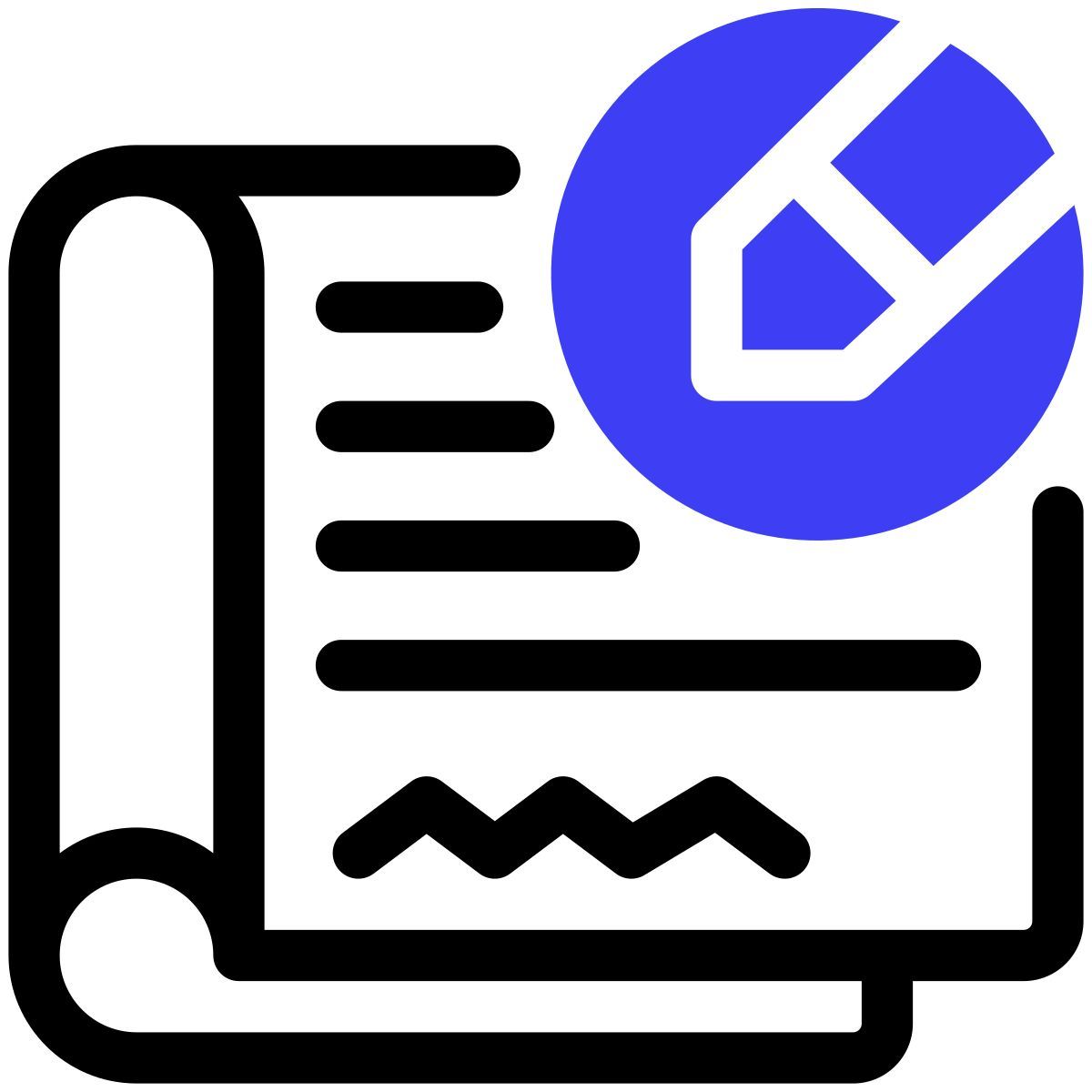 finance and banking cheque icon