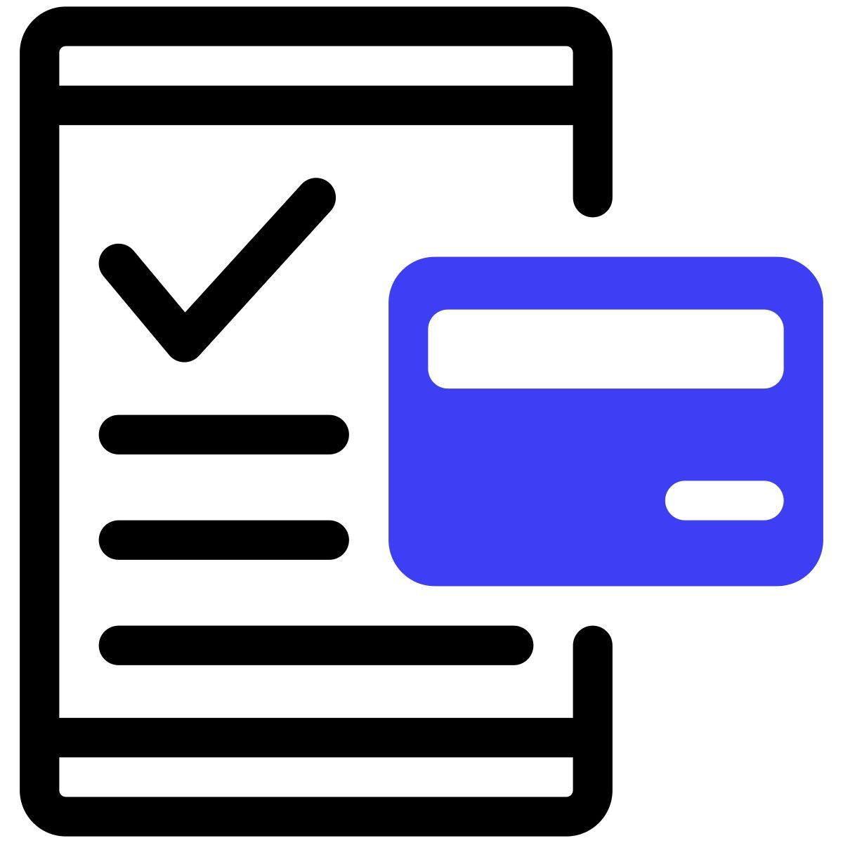 finance and banking mobile phone icon