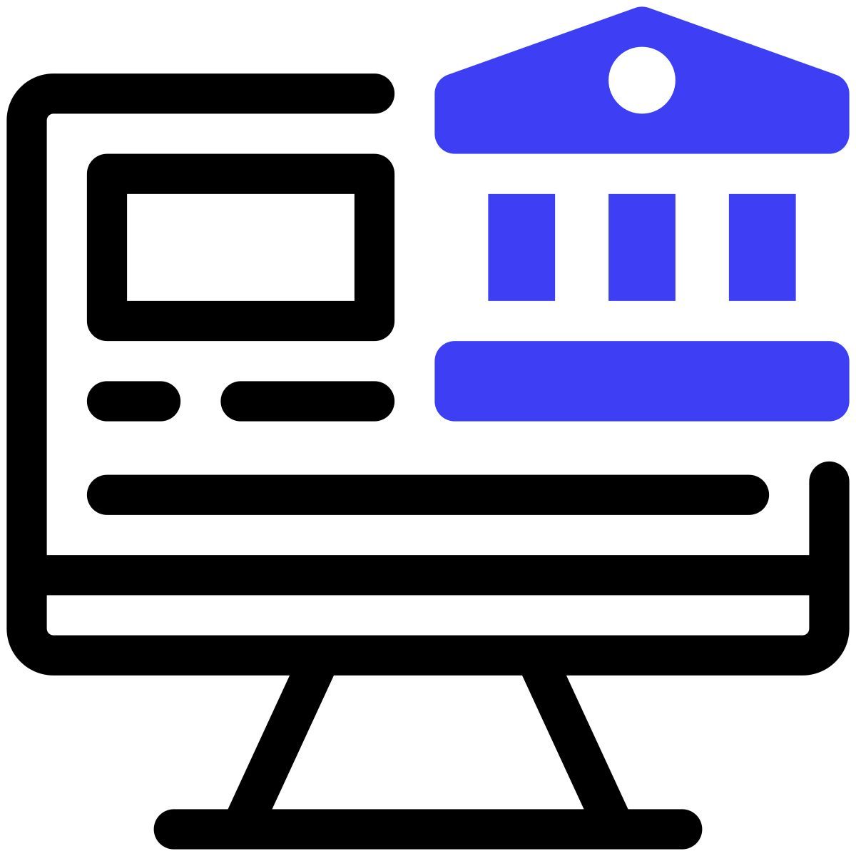 finance and banking online banking icon
