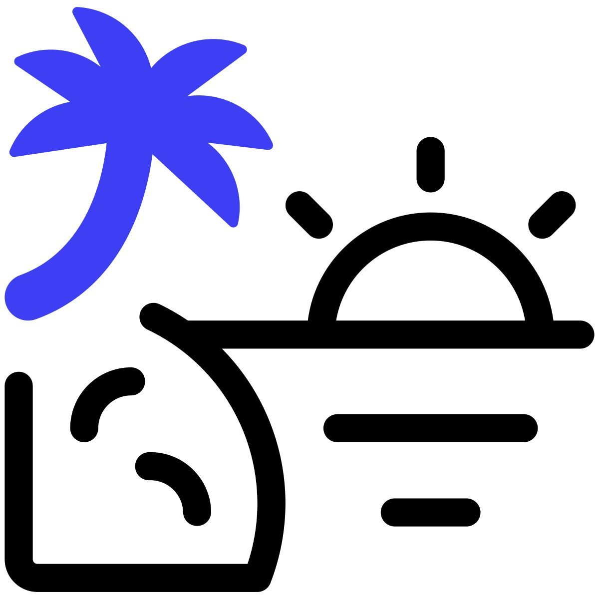good time beach icon