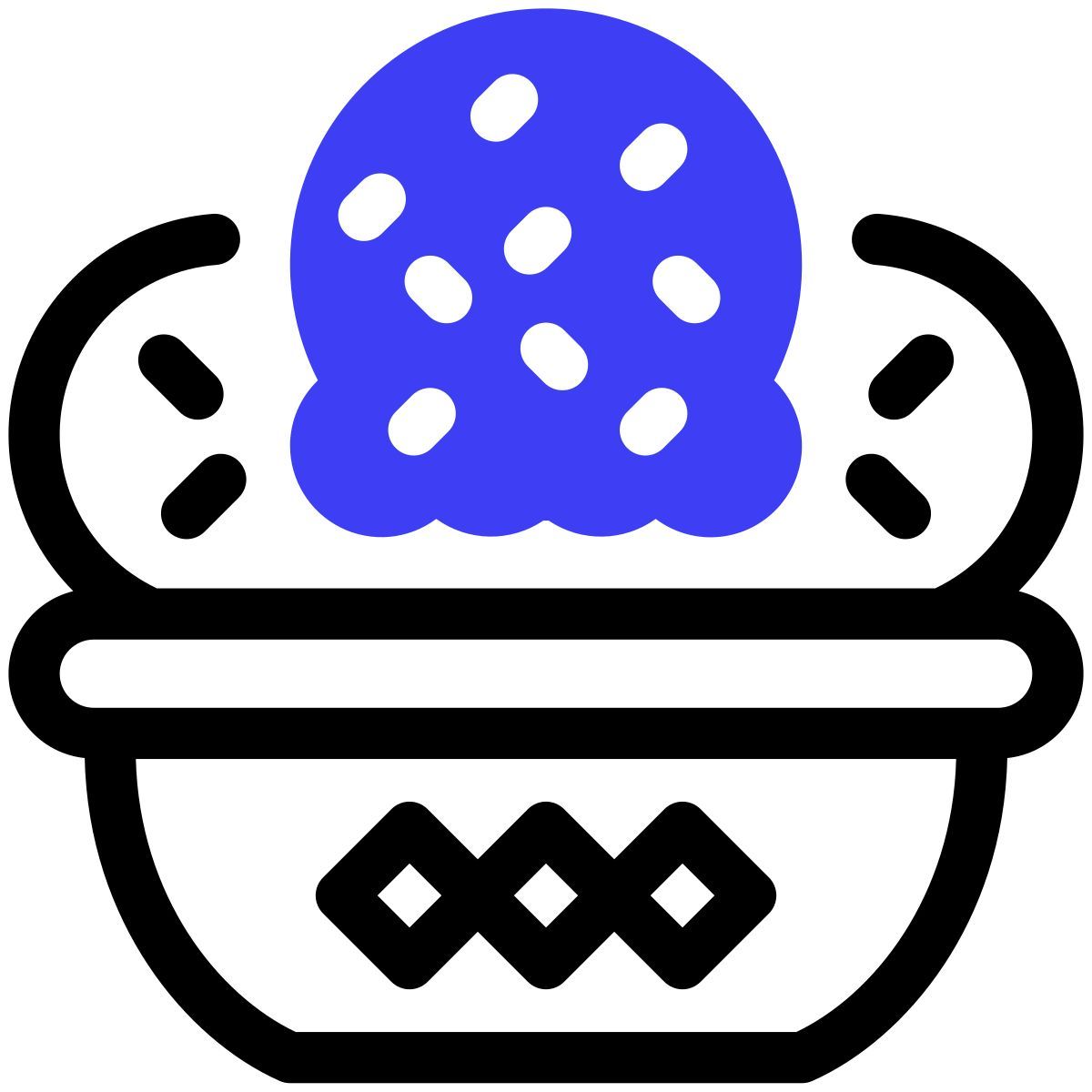 ice cream bowl icon