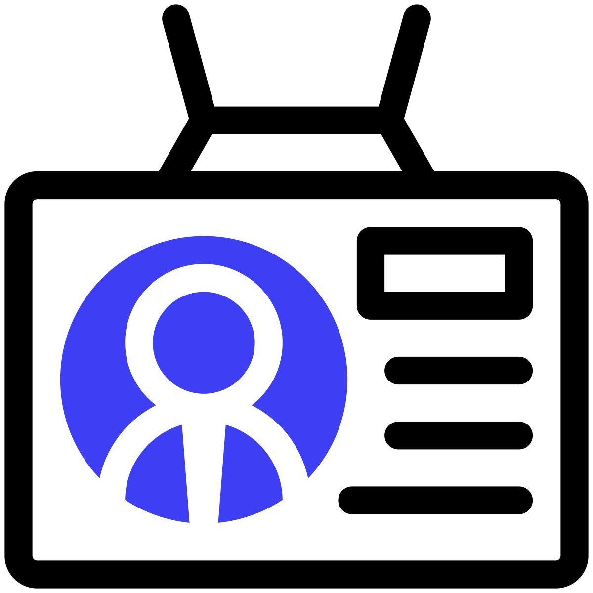 immigration office id card icon