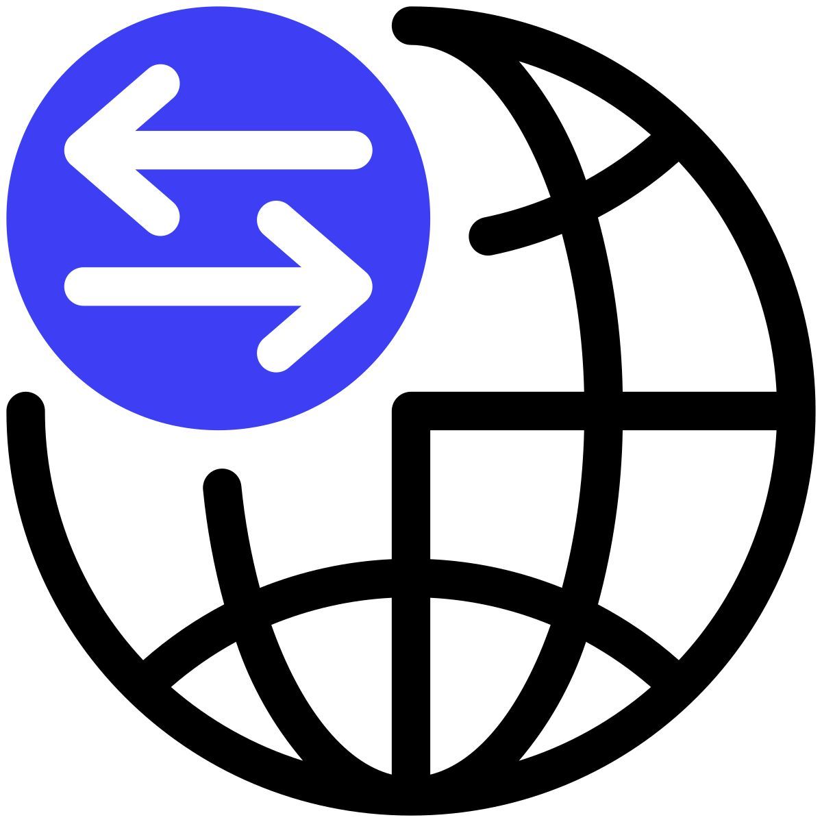 instant payment global transfer icon