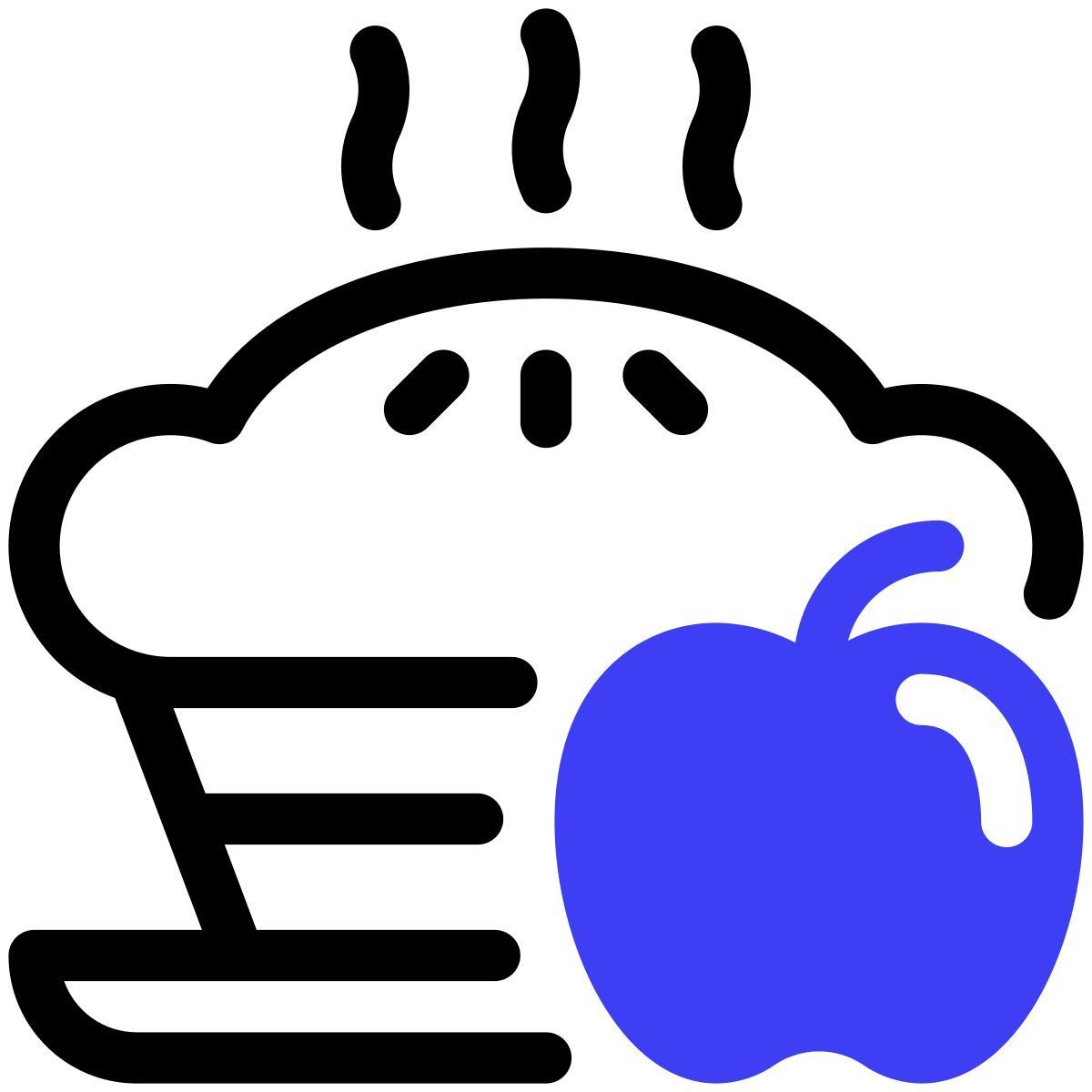 apple pie icon