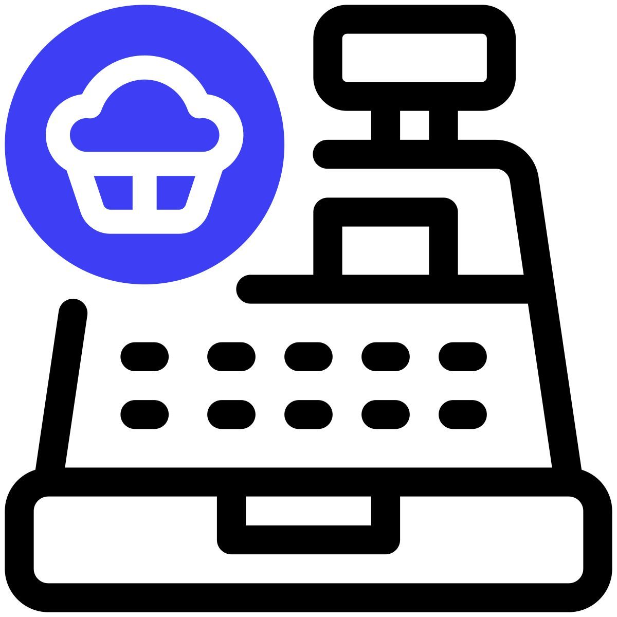 cashier machine icon