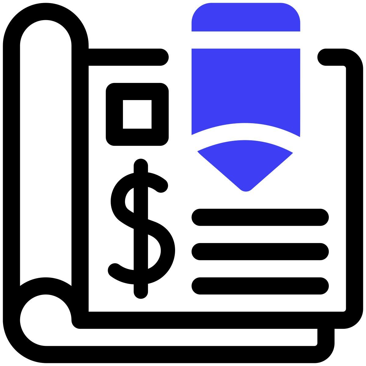cheque icon