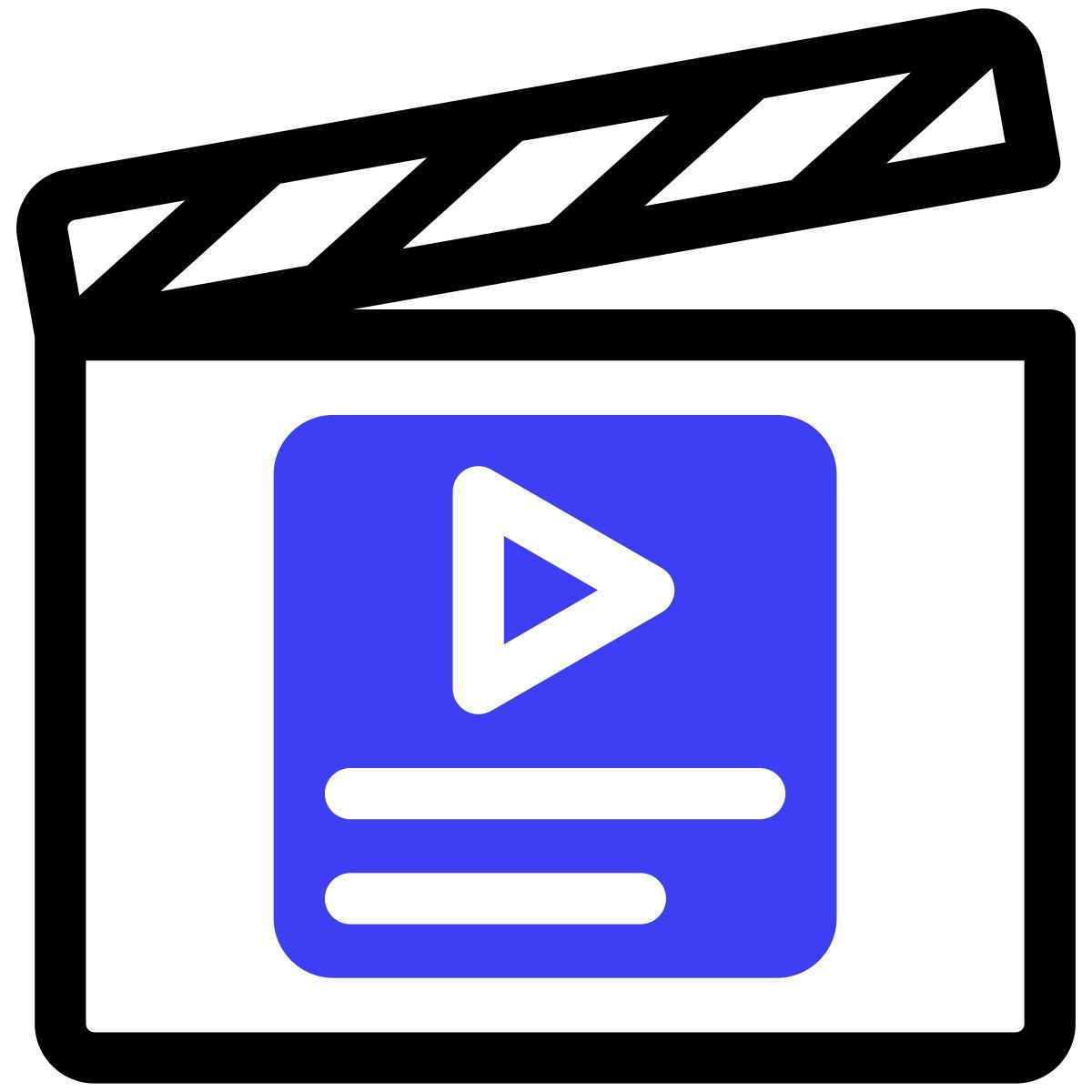 clapper icon