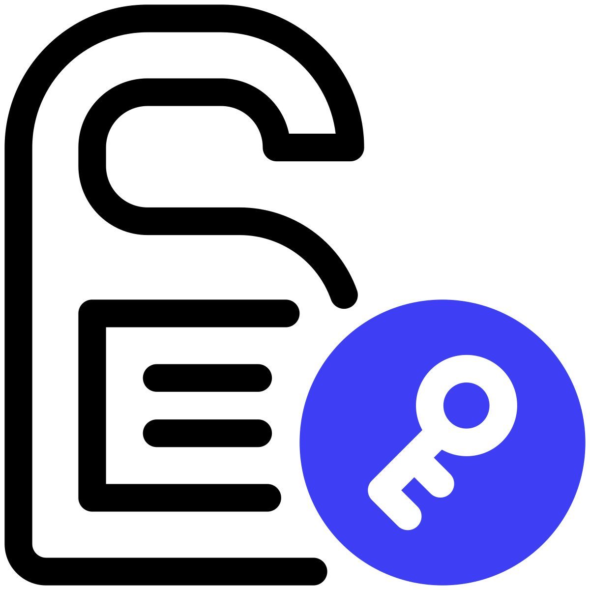 door hanger icon