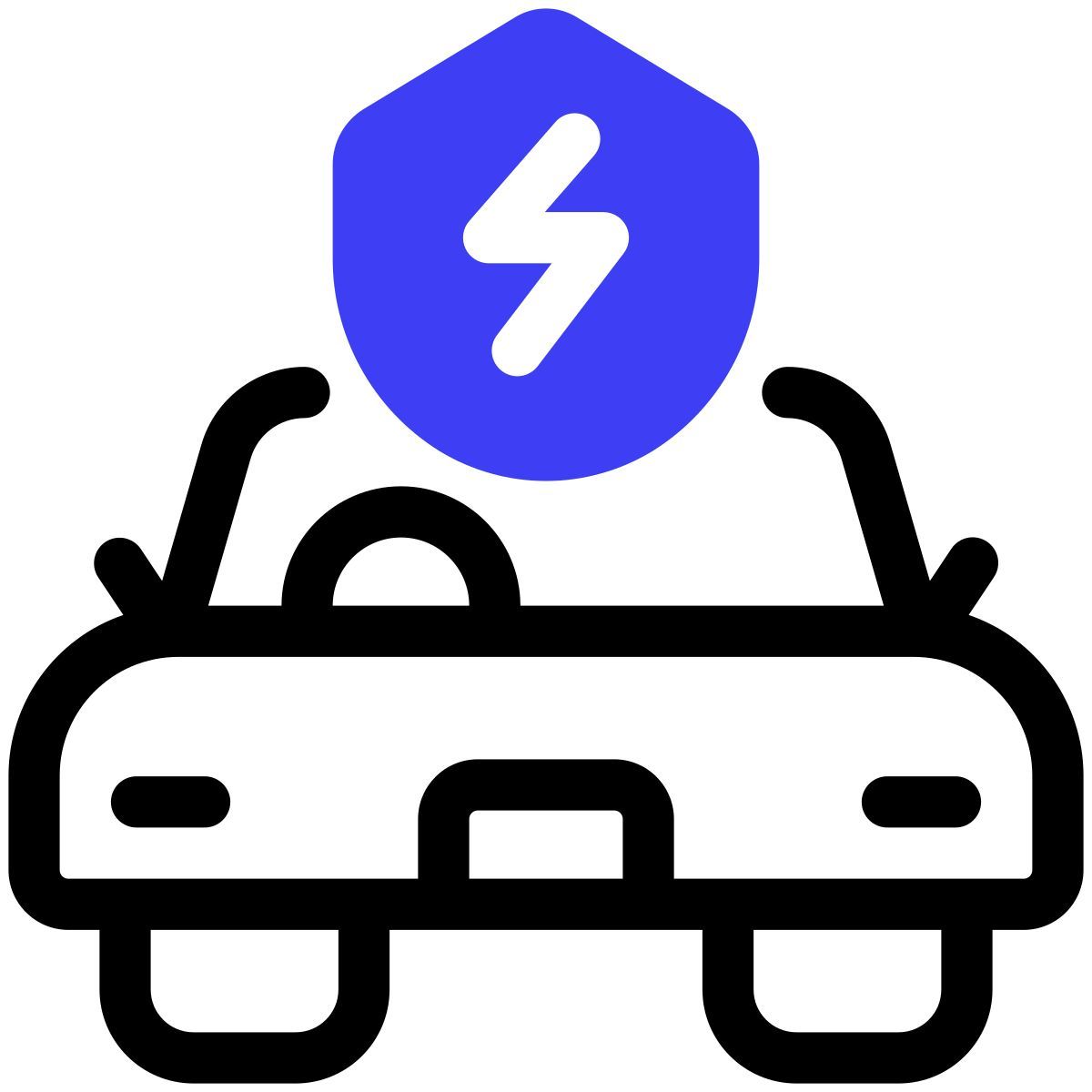 electric car icon
