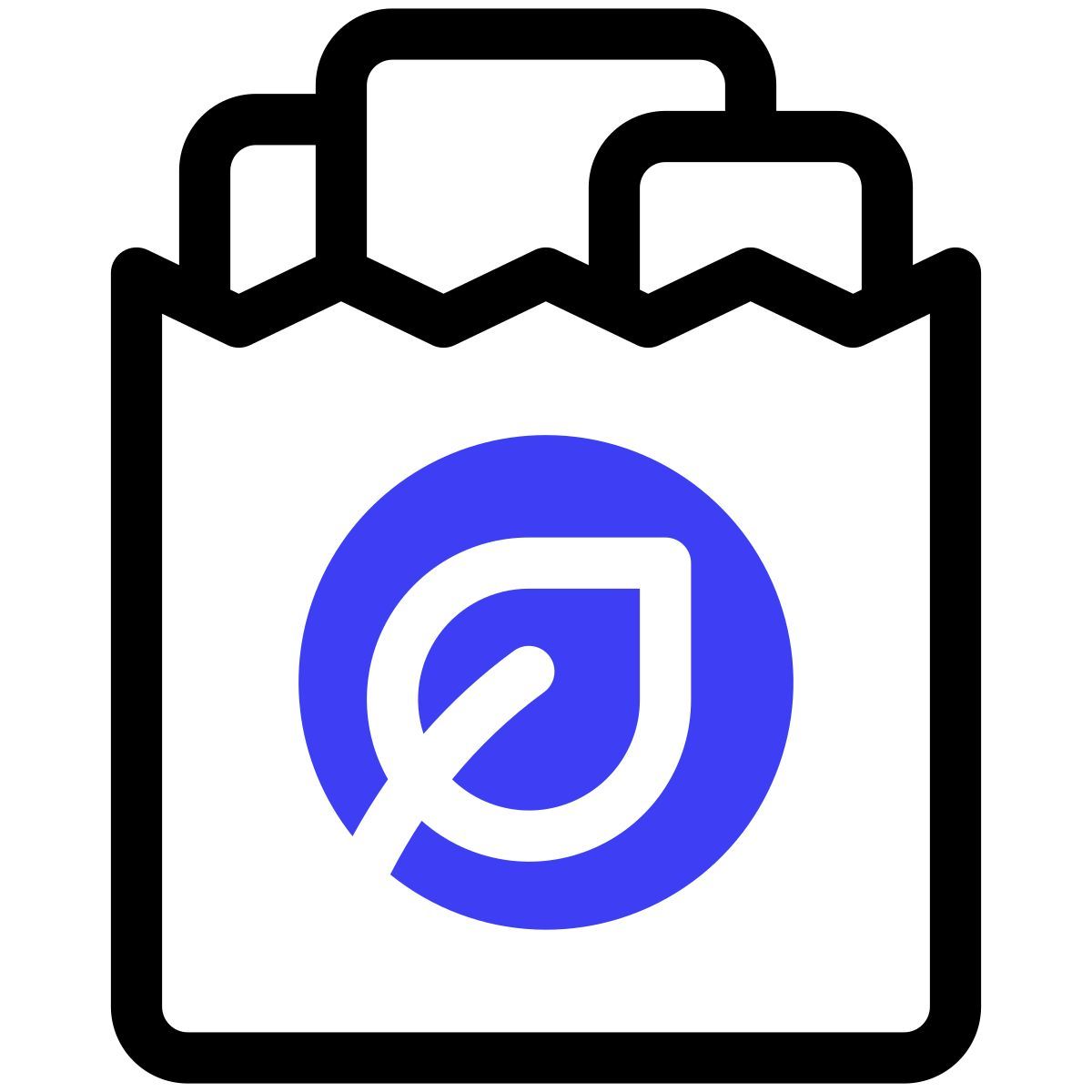 grocery bag icon